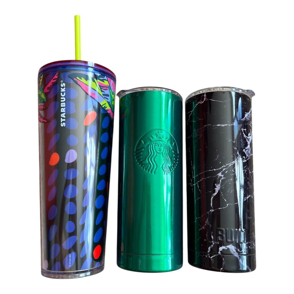 Lot of 3 Starbucks/Built Tumblers - Picture 4 of 4